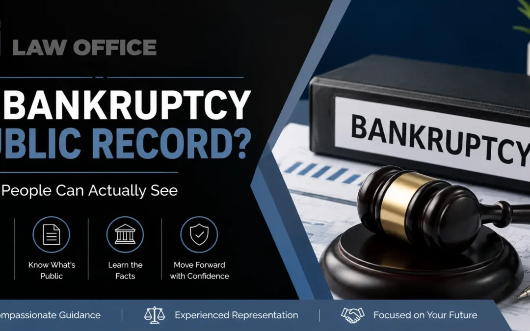 Is Bankruptcy Public Record? What People Can Actually See